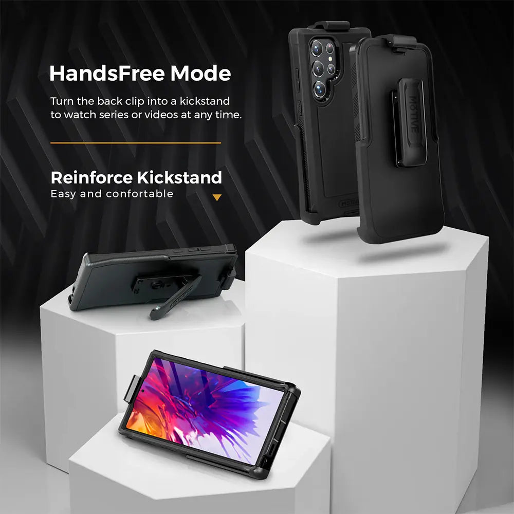 S23 Ultra Case with Belt Clip – Military-Grade & Shockproof | MOTIVE