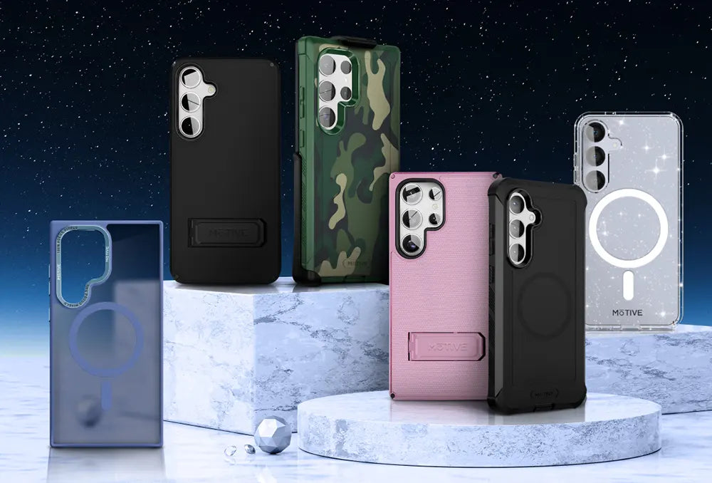 MOTIVE Heavy-Duty Samsung Phone Cases | Quad-Layer Military Protection & MagSafe