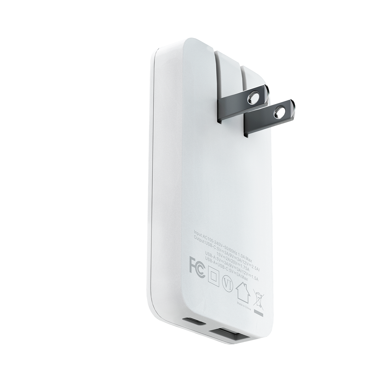 Super Fast Wall Charger 35w - Type C & A - Slim Design