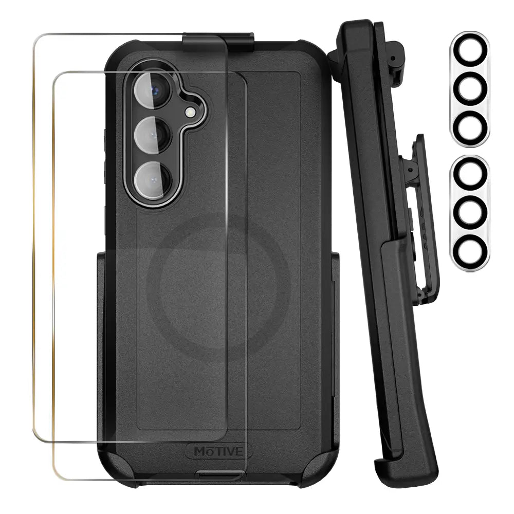 Heavy Duty Case & Holster Combo for Samsung Galaxy S24