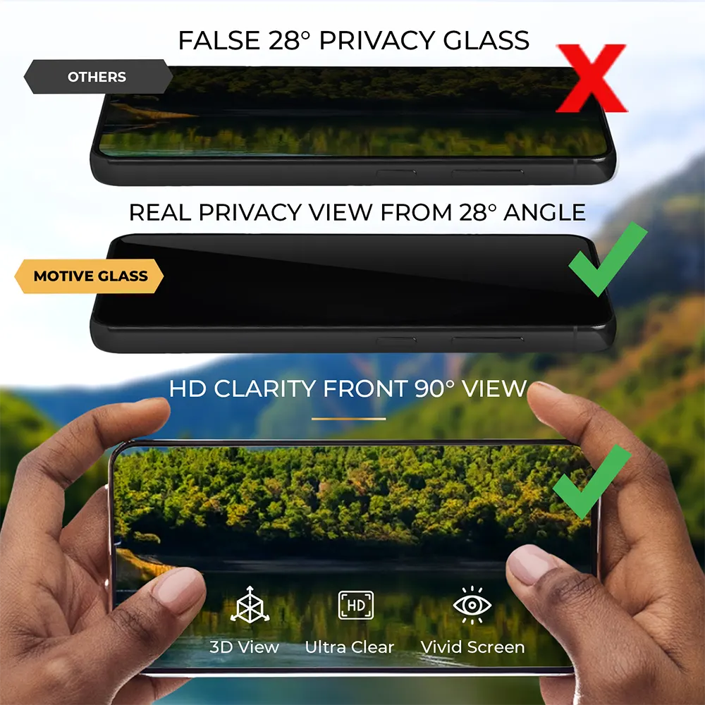Tempered Privacy Glass For Samsung Galaxy S24 Plus