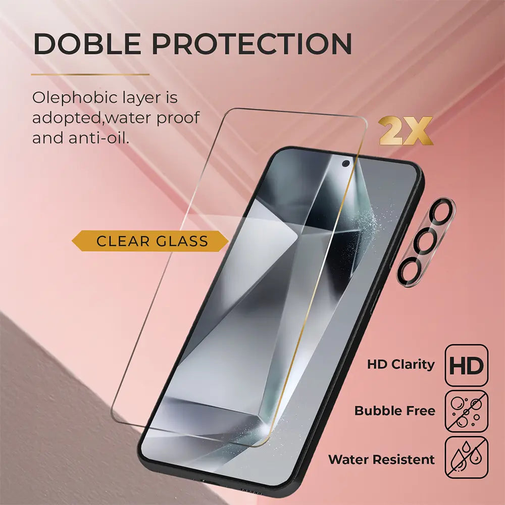 Tempered Clear Glass For Samsung Galaxy S24