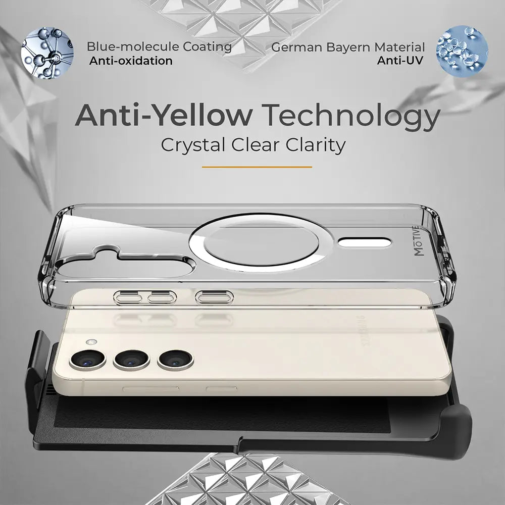 Clear Case & Holster for Samsung Galaxy S24 Plus