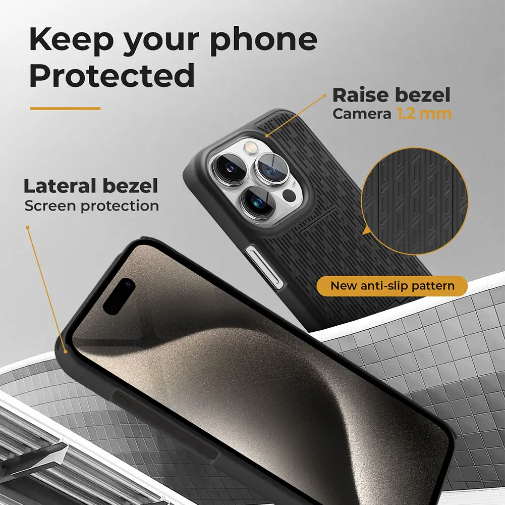 Shell Holster Combo for iPhone 15 Pro Max