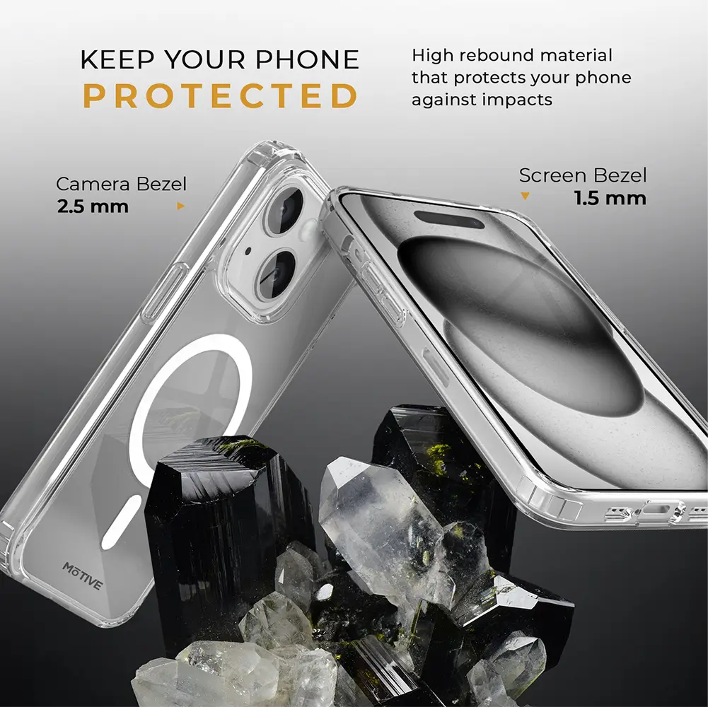 iPhone 15 Plus Clear Case & Holster