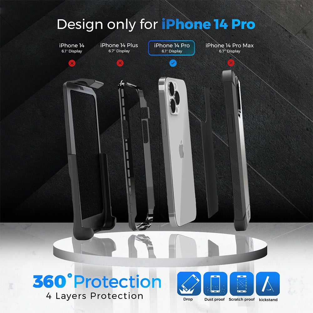 iPhone 14 Pro Case & Holster