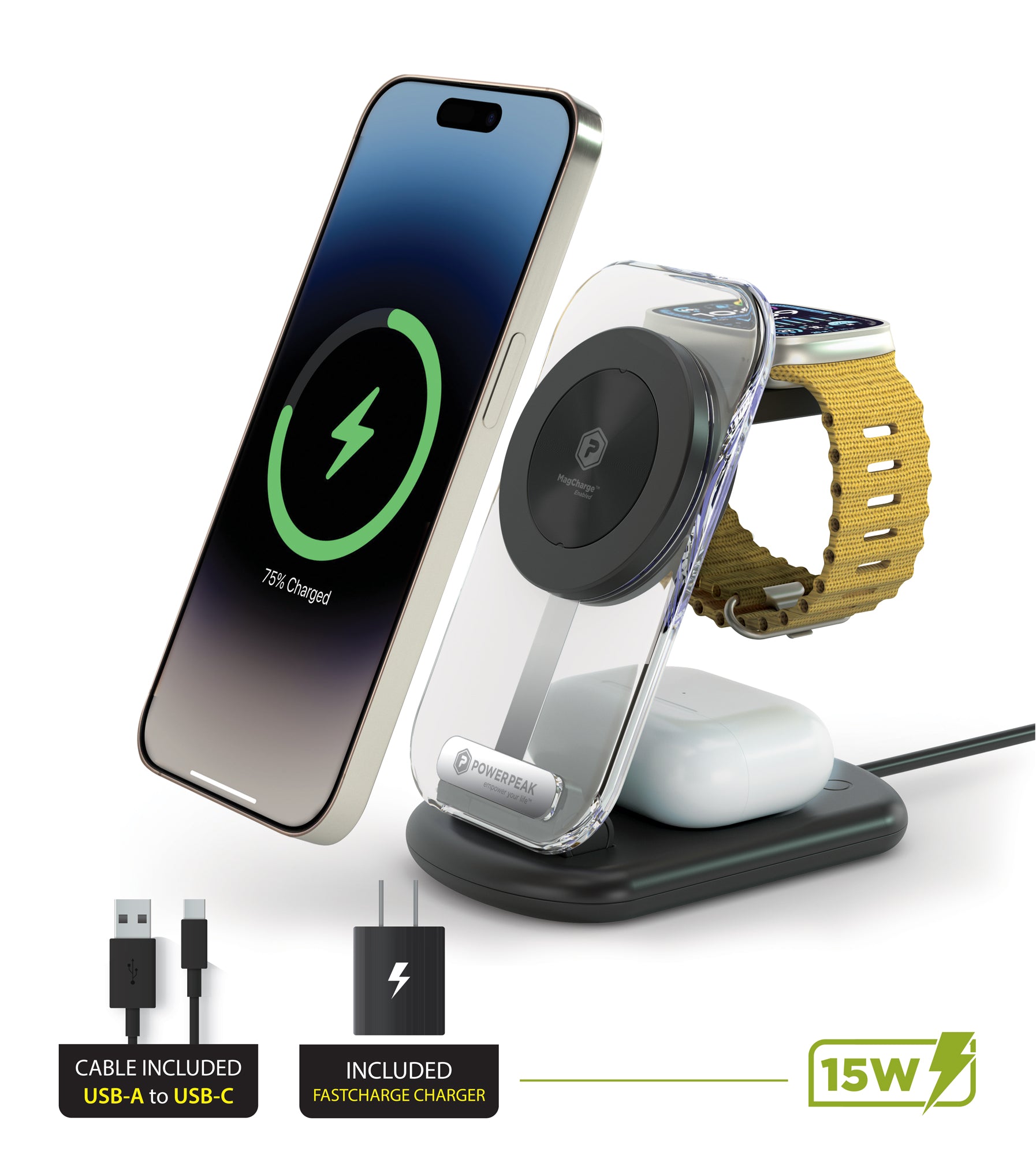 powerpeak-3-in-1-folding-magcharge-wireless-charging-station---15w