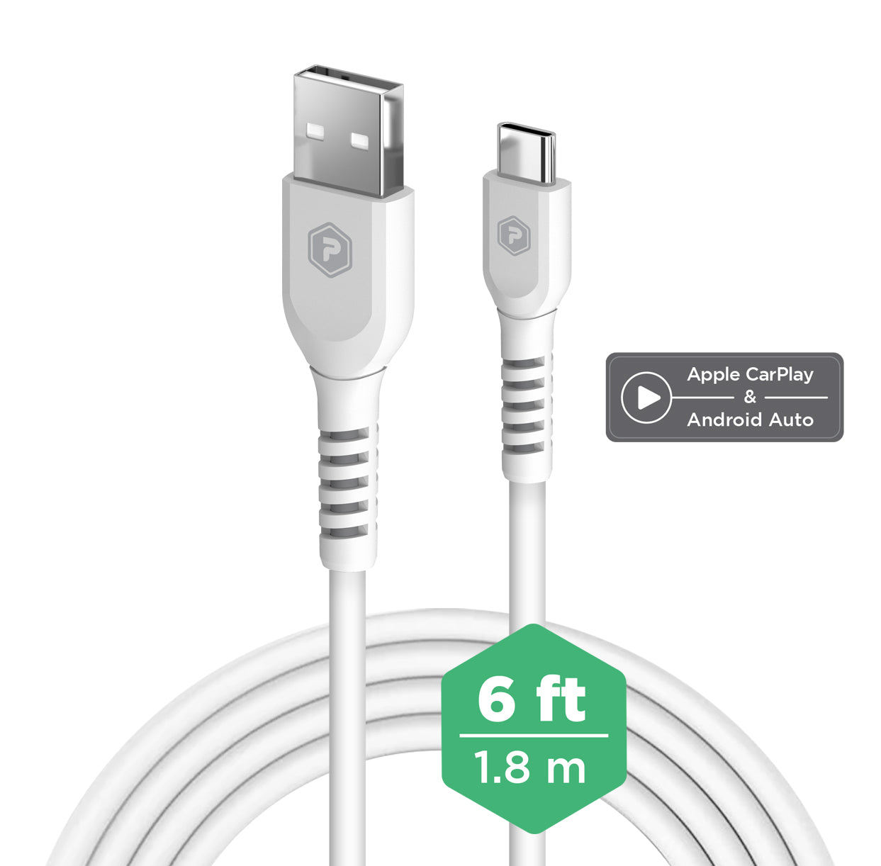 powerpeak-usb-a-to-type-c-sync-&-power-cable--6ft-{apple-car-play}