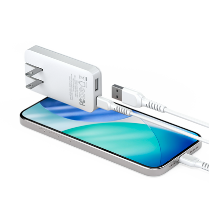 Super Fast Wall Charger 35w - Type C & A - Slim Design