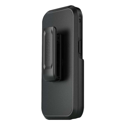 Back view of the iPhone 16 Pro Max Ranger V2 case showing its included heavy-duty rotating belt clip holster.