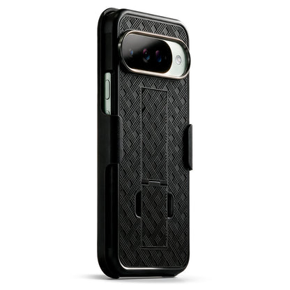 Motivecase Ranger V1 heavy-duty phone case for Google Pixel 11 featuring 360-degree rotating belt clip holster and military-grade drop protection.