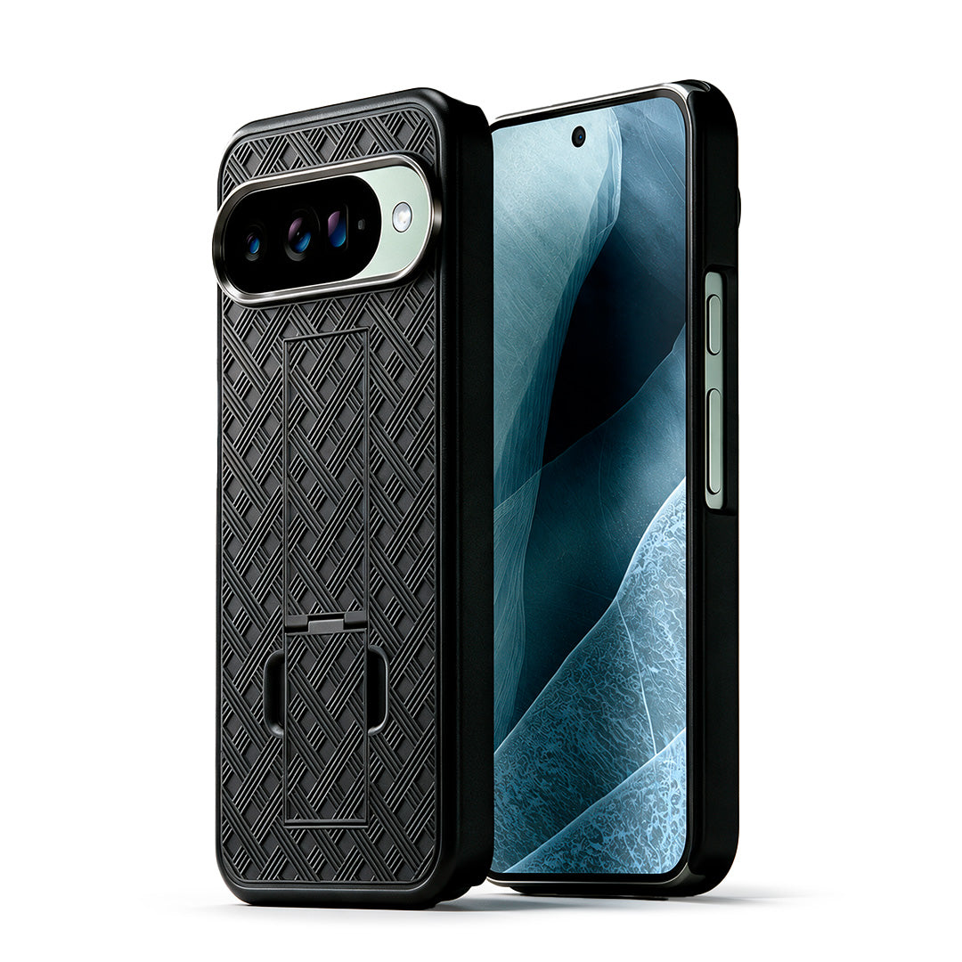 Motivecase Ranger V1 heavy-duty phone case showing raised camera bar protection and dual-layer shockproof defense for Google Pixel 11 series.