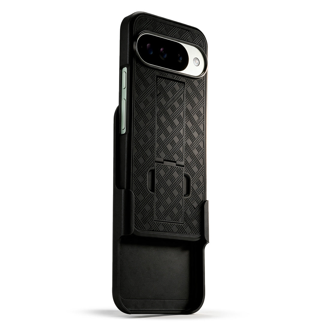 Motivecase Ranger V1 protective phone case featuring smooth slide-in sleeve holster system with soft interior lining for Google Pixel 11.