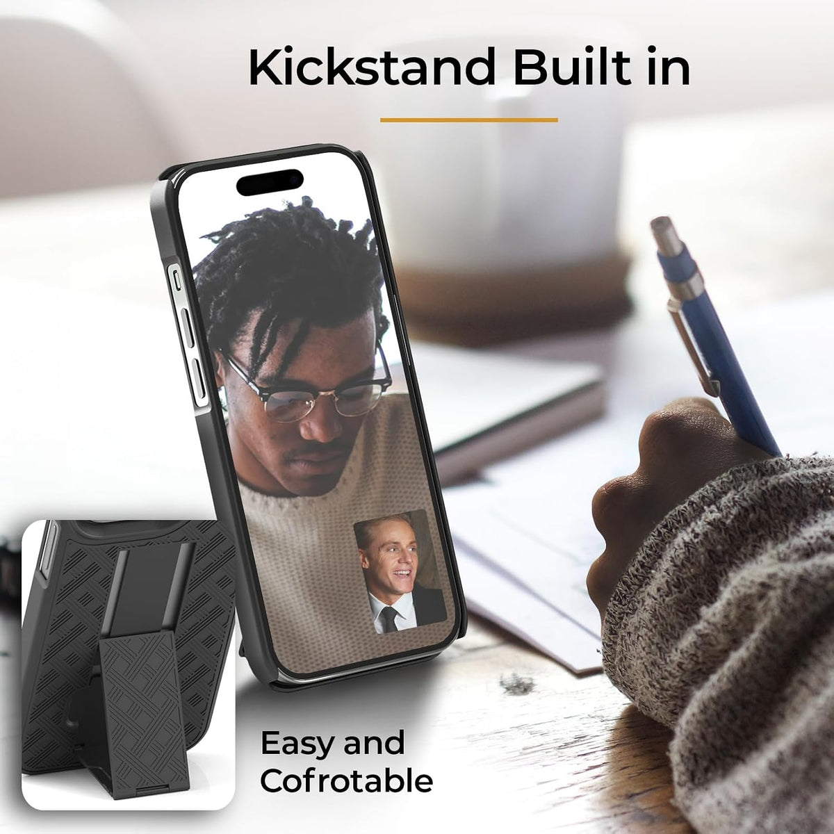 Motivecase Ranger V1 heavy-duty protective phone case for iPhone 14 Pro Max featuring rugged drop protection and belt clip holster.