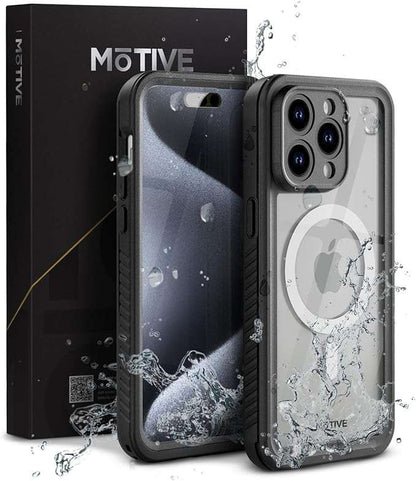 Official Motivecase IP68 Waterproof case for the Apple iPhone 15 Pro.