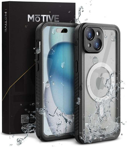 Official Motivecase IP68 Waterproof case for the Apple iPhone 15.