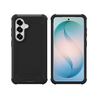 Front screen display and rear camera view of Motivecase Bunker Series military-grade heavy-duty phone case for Samsung Galaxy S26 Ultra.