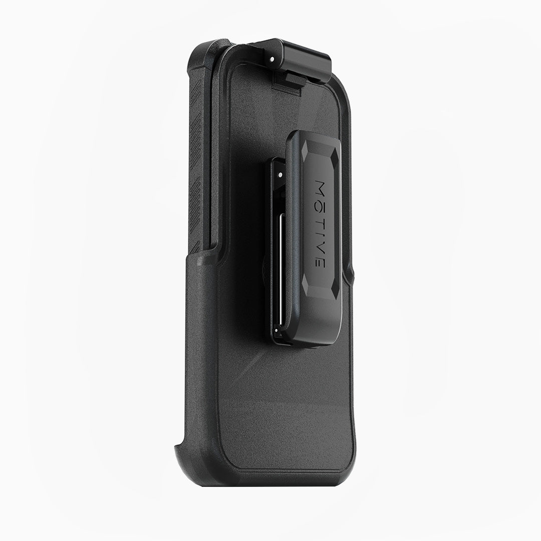 Heavy-duty Motivecase Bunker Series phone holster for Samsung Galaxy S26 Ultra featuring a durable 360-degree rotating swivel belt clip for daily carrying.
