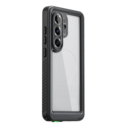 Motivecase Waterproof heavy-duty phone case for s26Water featuring drop defense, kickstand, and belt clip holster.