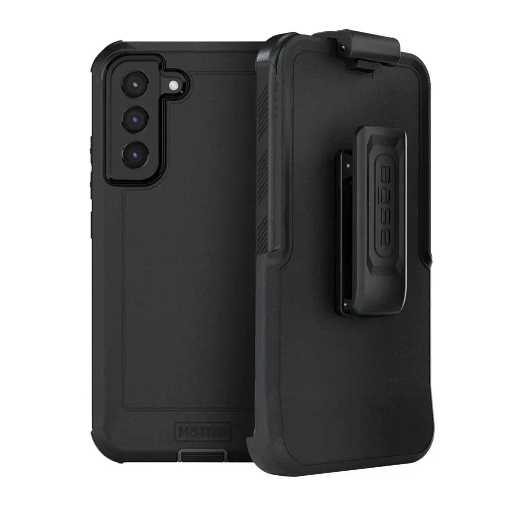 The Motivecase Bunker heavy-duty case and holster for the Samsung Galaxy S22.